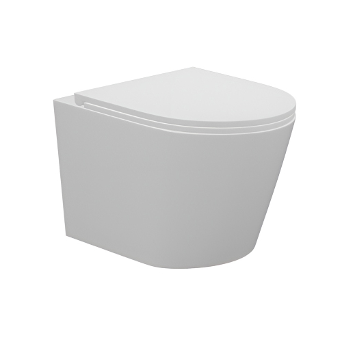 Унитаз подвесной AVS Тоник безободковый, белый Унитаз подвесной AVS Тоник безободковый, белый