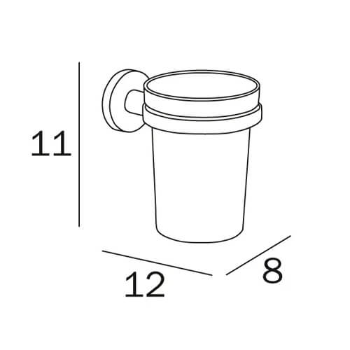 Стакан INDA ONE A2410ANE03 Стакан INDA ONE A2410ANE03