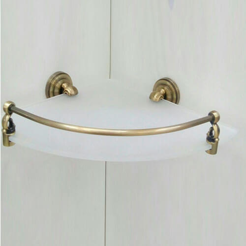 Полка стекло угловая бронза Retro... Полка стекло угловая бронза Retro...