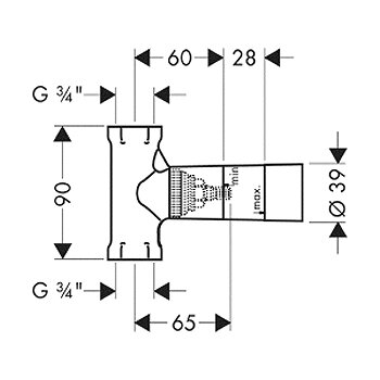 Вентиль Hansgrohe Metris 31677000 с внутренней частью Вентиль Hansgrohe Metris 31677000 с внутренней частью