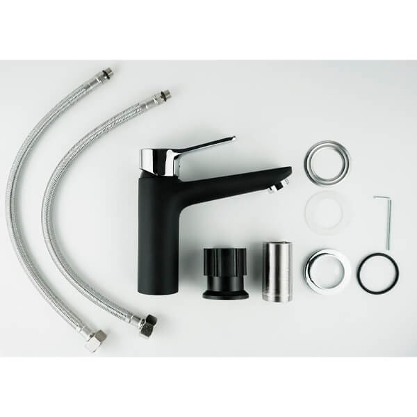 Комплект смесителей Esko Dubai DI 26+DI 54 черный матовый Комплект смесителей Esko Dubai DI 26+DI 54 черный матовый