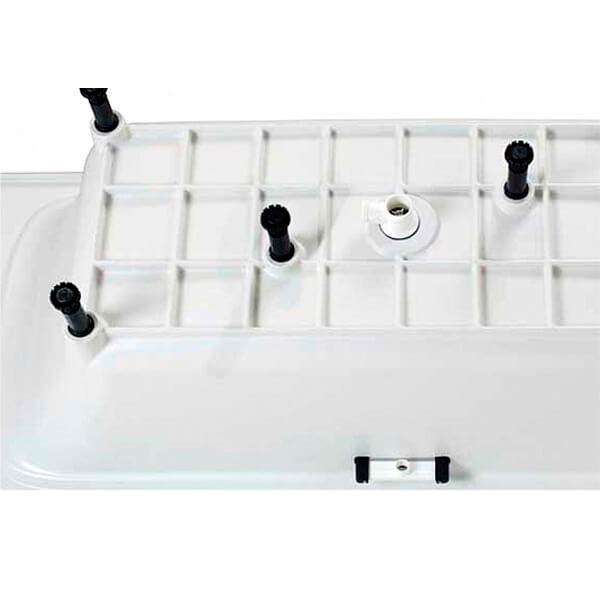 Ванна из искусственного камня Jacob Delafon Elite Flight 180x80 белая с ножками и экраном Ванна из искусственного камня Jacob Delafon Elite Flight 180x80 белая с ножками и экраном