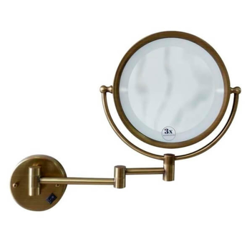 501Зеркало косметическое Boheme Medici настенное с подсветкой (3Х) бронза БРОНЗА BOHEME 501Зеркало косметическое Boheme Medici настенное с подсветкой (3Х) бронза БРОНЗА BOHEME