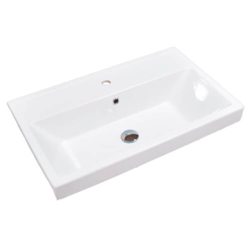 Тумба с раковиной 75 подвесная Brig Aqwella Br.01.07/1/W