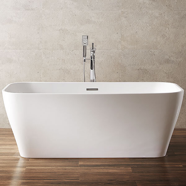 Акриловая ванна AVS Шарм 170x80 белая c донным клапаном Акриловая ванна AVS Шарм 170x80 белая c донным клапаном