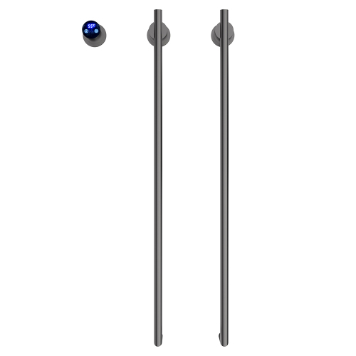 Полотенцесушитель электрический Terminus Рондо П2 35x76 оружейная сталь