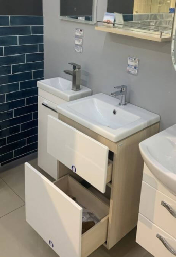 Комплект SU-SMA-CO50/Wh Тумба+UM-COM50/1 р-на+зеркало Белый/ясень SMART CERSANIT Комплект SU-SMA-CO50/Wh Тумба+UM-COM50/1 р-на+зеркало Белый/ясень SMART CERSANIT