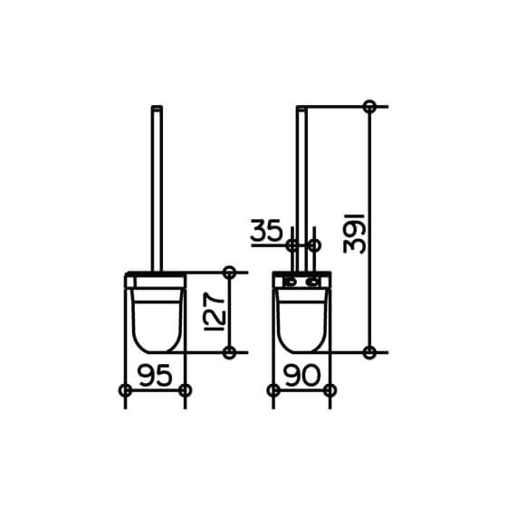 Ершик City Keuco 02764010100