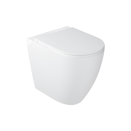 Унитаз приставной Galassia Dream 7327 безободковый, белый Унитаз приставной Galassia Dream 7327 безободковый, белый