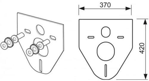 9200010 Прокладка звукоизол TECE 9200010 Прокладка звукоизол TECE