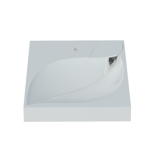 Раковина Madera List 4627173210553 60x60 белая с кронштейнами Раковина Madera List 4627173210553 60x60 белая с кронштейнами