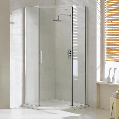 Душевой уголок AVS Трапеция 90x90 профиль хром, стекло прозрачное Душевой уголок AVS Трапеция 90x90 профиль хром, стекло прозрачное