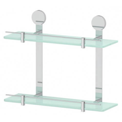 Полка стеклянная двойная Harmonie Artwelle HAR 037 Полка стеклянная двойная Harmonie Artwelle HAR 037
