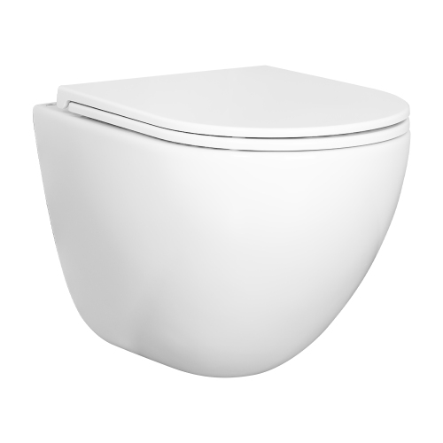 Унитаз подвесной AVS Атлант безободковый, белый Унитаз подвесной AVS Атлант безободковый, белый