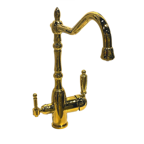 Смеситель для кухни Accoona A5179W-8 золото Смеситель для кухни Accoona A5179W-8 золото