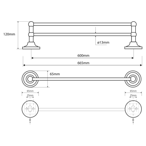 Полотенцедержатель Retro Bemeta 1... Полотенцедержатель Retro Bemeta 1...