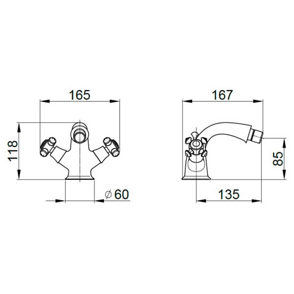 Комплект смесителей Migliore Prestige 26901+27255 хром Комплект смесителей Migliore Prestige 26901+27255 хром