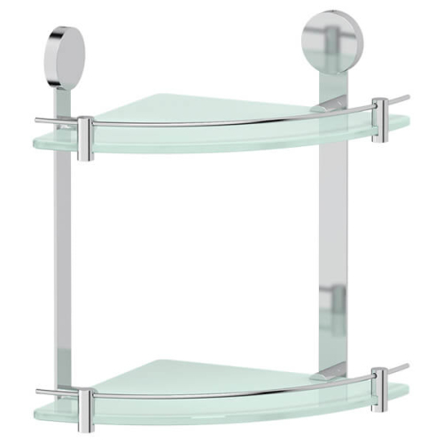 Полка стеклянная угловая двойная Harmonie Artwelle HAR 040 Полка стеклянная угловая двойная Harmonie Artwelle HAR 040