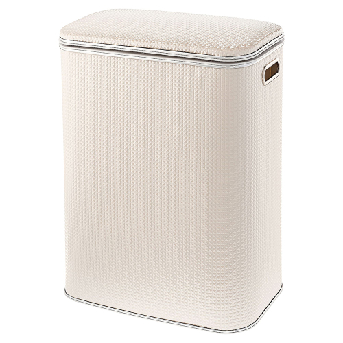 Корзина для белья Geralis NRWH-B 45x25 см белая/хром, с микролифтом Корзина для белья Geralis NRWH-B 45x25 см белая/хром, с микролифтом