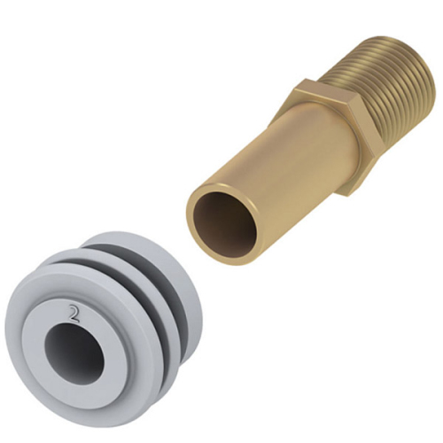 9820055 Штуцер латунный с резиновой манжетой для подключения писуара TECE 9820055 Штуцер латунный с резиновой манжетой для подключения писуара TECE