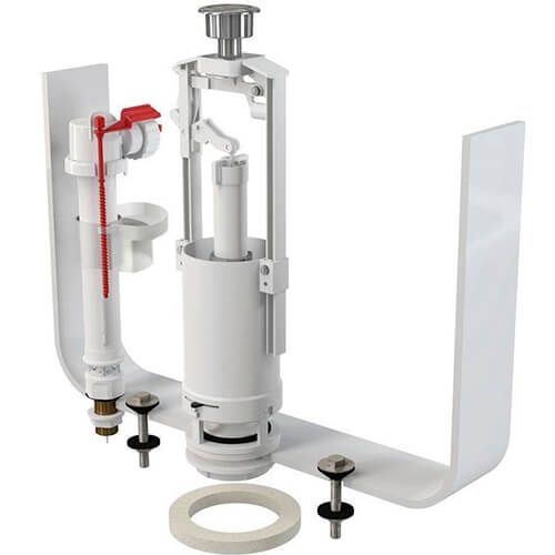 Арматура для унитаза 1/2 стоп кнопка металл Alcaplast SA2000SK Арматура для унитаза 1/2 стоп кнопка металл Alcaplast SA2000SK