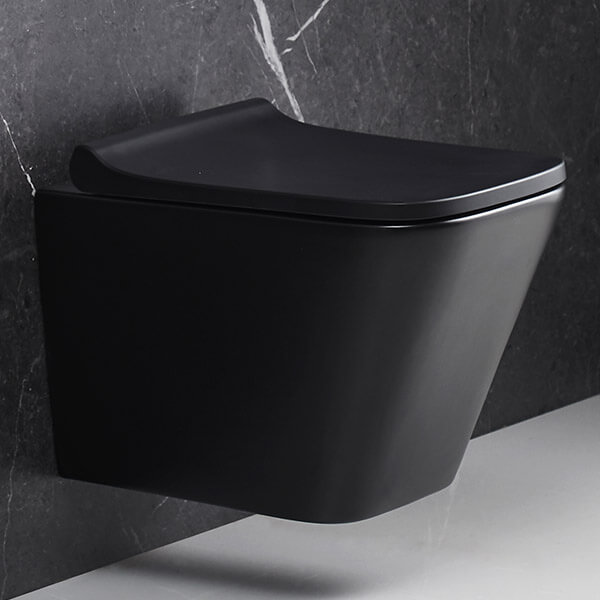 Унитаз подвесной AVS Модерн безободковый, черный матовый Унитаз подвесной AVS Модерн безободковый, черный матовый