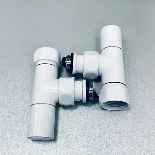 Кран угловой 3/4"х1/2" г/ш пара белый глянец ZZ4708 Кран угловой 3/4"х1/2" г/ш пара белый глянец ZZ4708