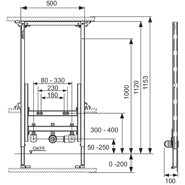 Система инсталляции Tecebase h1120 Система инсталляции Tecebase h1120