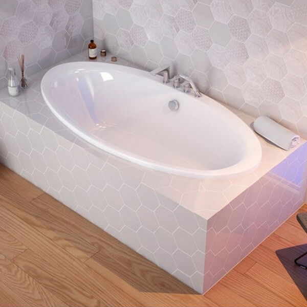 Акриловая ванна Excellent Lumina 190x95 белая, без каркаса Акриловая ванна Excellent Lumina 190x95 белая, без каркаса