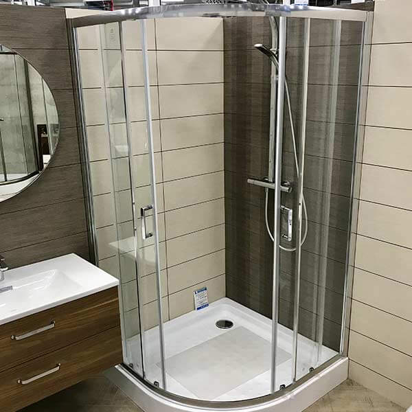 Душевой уголок AVS Раунд 80x80 профиль хром, стекло прозрачное Душевой уголок AVS Раунд 80x80 профиль хром, стекло прозрачное