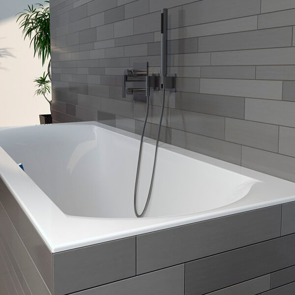 Акриловая ванна Riho Linares 170х75 белая, с ножками Акриловая ванна Riho Linares 170х75 белая, с ножками