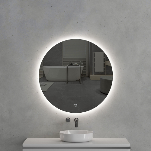 Зеркало с подсветкой AVS Лангано 90x90 см, антипар Зеркало с подсветкой AVS Лангано 90x90 см, антипар