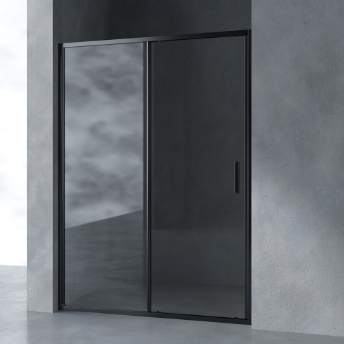 Душевая дверь в нишу AVS Вектор 140 см профиль черный, стекло прозрачное Душевая дверь в нишу AVS Вектор 140 см профиль черный, стекло прозрачное