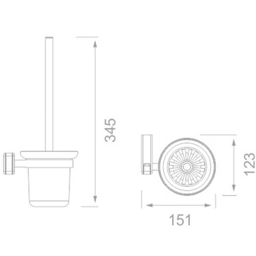 Ершик подвесной AVS F83005 Ершик подвесной AVS F83005