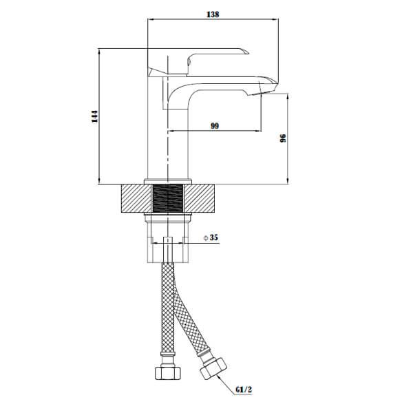 Комплект смесителей ESKO Sorrento SR 26W+SR 54W белый Комплект смесителей ESKO Sorrento SR 26W+SR 54W белый