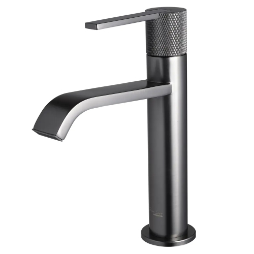 Смеситель для раковины Maxonor Beauty PL1084-9 серый матовый Смеситель для раковины Maxonor Beauty PL1084-9 серый матовый