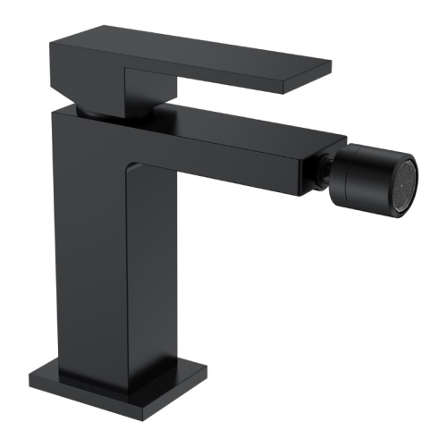 Смеситель для биде Boheme Qubic 476-B черный матовый Смеситель для биде Boheme Qubic 476-B черный матовый