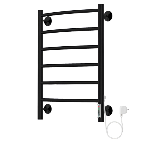 Полотенцесушитель электрический Terminus Классик П6 65х45 черный матовый Полотенцесушитель электрический Terminus Классик П6 65х45 черный матовый