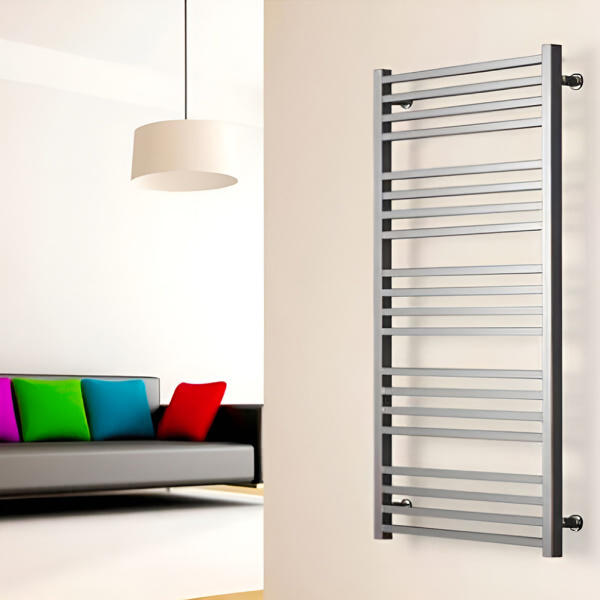 Полотенцесушитель электрический Luxrad Kwadro 50х112 серый матовый Полотенцесушитель электрический Luxrad Kwadro 50х112 серый матовый