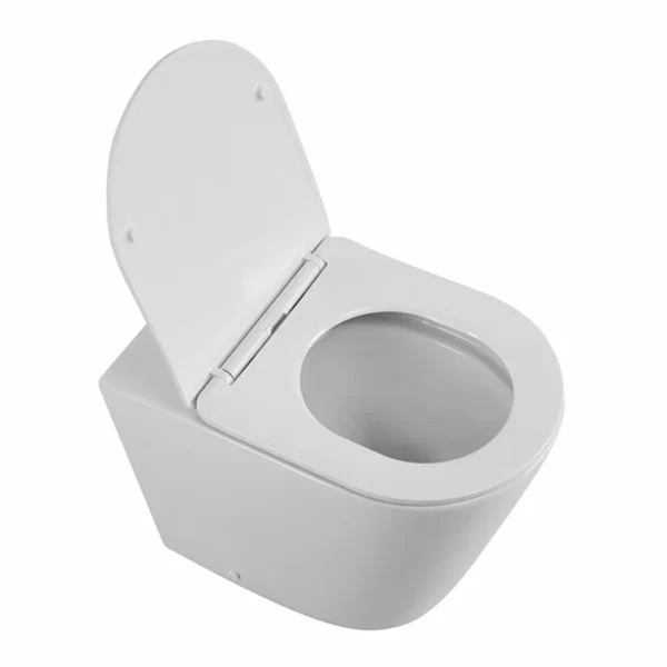 BB1003CBR/SC Унитаз приставной БЕЗОБОДКОВЫЙ с сиденьем FLAY-R BELBAGNO BB1003CBR/SC Унитаз приставной БЕЗОБОДКОВЫЙ с сиденьем FLAY-R BELBAGNO