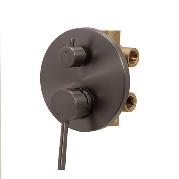 Душевой комплект AVS Slimmer 4в1 оружейная сталь Душевой комплект AVS Slimmer 4в1 оружейная сталь