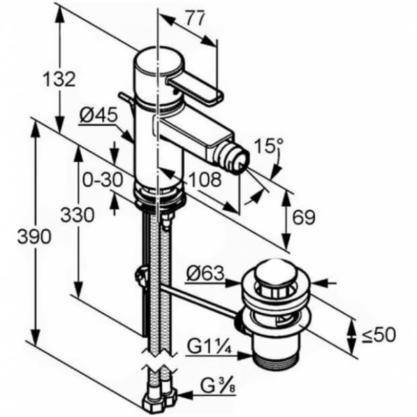 Комплект смесителей Kludi Zenta 382508675+385308675 черный Комплект смесителей Kludi Zenta 382508675+385308675 черный