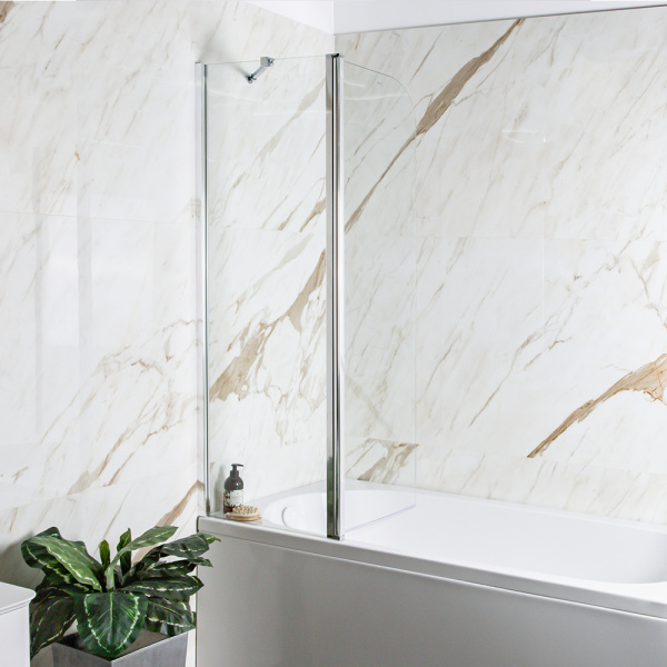 Шторка на ванну AVS Асти Дуо 100 левая профиль хром, стекло прозрачное Шторка на ванну AVS Асти Дуо 100 левая профиль хром, стекло прозрачное