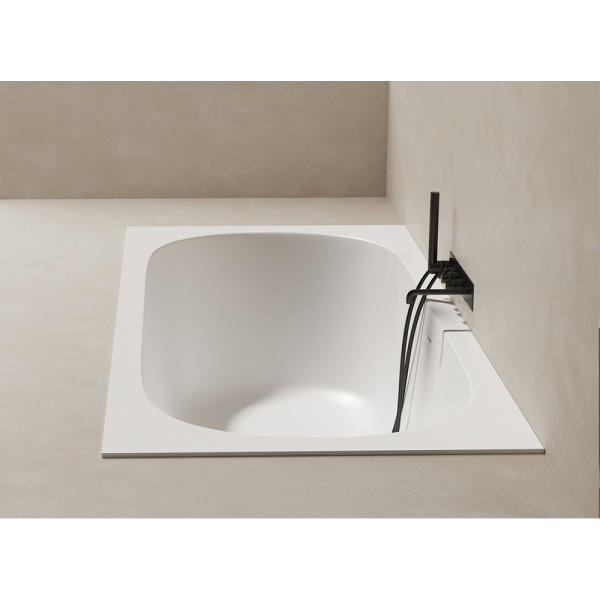 Ванна из искусственного камня Salini Ornella Axis KIT S-Stone 180x80 белая матовая с ножками Ванна из искусственного камня Salini Ornella Axis KIT S-Stone 180x80 белая матовая с ножками