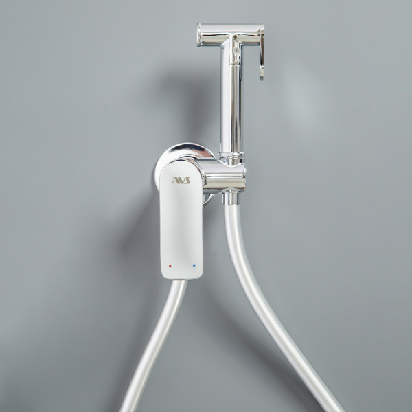Гигиенический душ со смесителем AVS Basic хром Гигиенический душ со смесителем AVS Basic хром