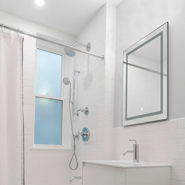 Зеркало с подсветкой AVS Торренс 60x80 см, серебро Зеркало с подсветкой AVS Торренс 60x80 см, серебро