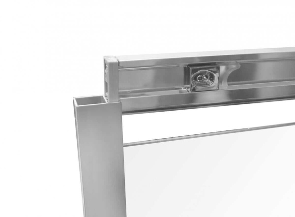 Душевая дверь в нишу AVS Квант Макс 150 профиль хром, стекло прозрачное Душевая дверь в нишу AVS Квант Макс 150 профиль хром, стекло прозрачное