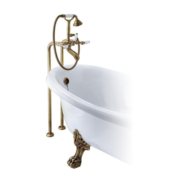 Декорат. подводка воды для нап. смесителя д/ванн (пара) античная бронза Nicolazzi Декорат. подводка воды для нап. смесителя д/ванн (пара) античная бронза Nicolazzi