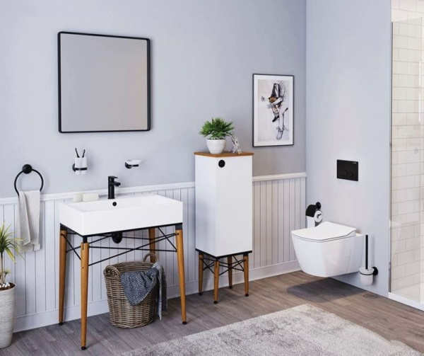 Унитаз подвесной Creavit Elegant EG321-00CB00E-0000 безободковый с биде Унитаз подвесной Creavit Elegant EG321-00CB00E-0000 безободковый с биде