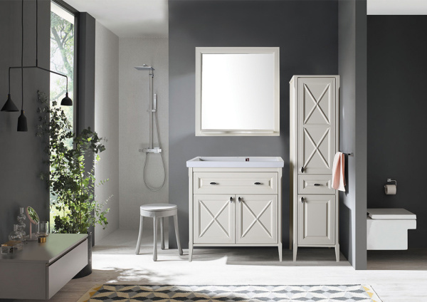 Зеркало ASB Wood Line Монте 80 бежевое Зеркало ASB Wood Line Монте 80 бежевое